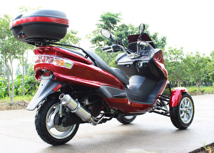 μοτοσικλέτα 150cc μηχανικών δίκυκλων 3 ροδών με τη μηχανή 7.0kw 7500r/min 8HP/το οπίσθιο κιβώτιο