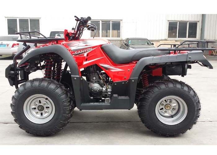 260cc ηλεκτρικός τετράτροχος ATV άξονας έναρξης που το κόκκινο φρένο τυμπάνων τεσσάρων πολυασχόλων οπίσθιο