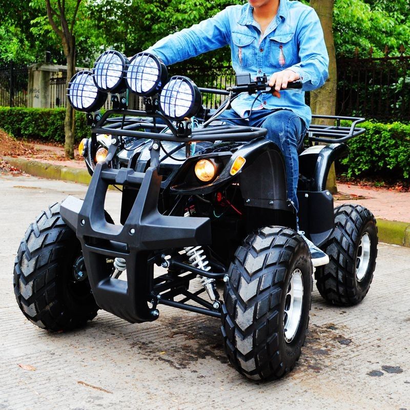 Ηλεκτρικό ποδήλατο 1500W τετραγώνων Atv/ΣΥΝΕΧΉΣ αβούρτσιστη μηχανή 2000W με τέσσερα φωτεινά φω'τα