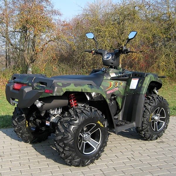 Το πετρέλαιο δρόσισε 400cc τετράτροχο Atv διπλό/ενιαίο Α - οπλίστε με το πλαίσιο αργιλίου την ηλεκτρική μετατόπιση