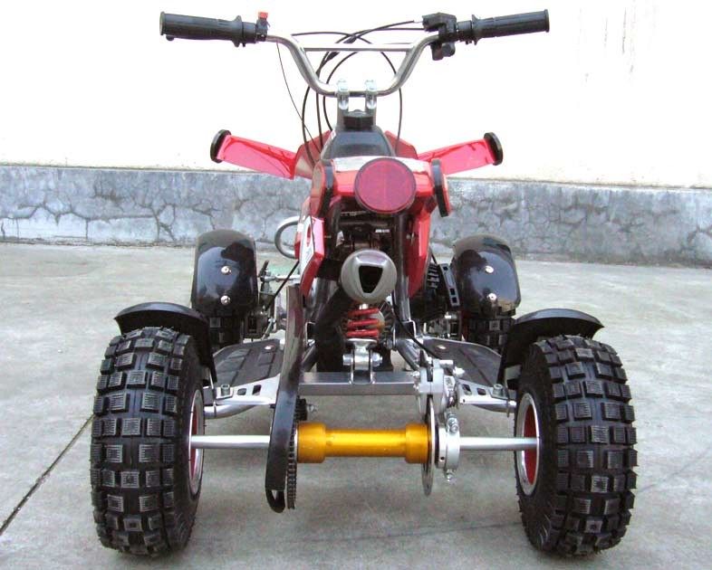 2 - Ποδήλατο τετραγώνων κτυπήματος 50cc Atv με τον μπροστινό/οπίσθιο απορροφητή κλονισμού δίσκων μπροστινό/οπίσθιο