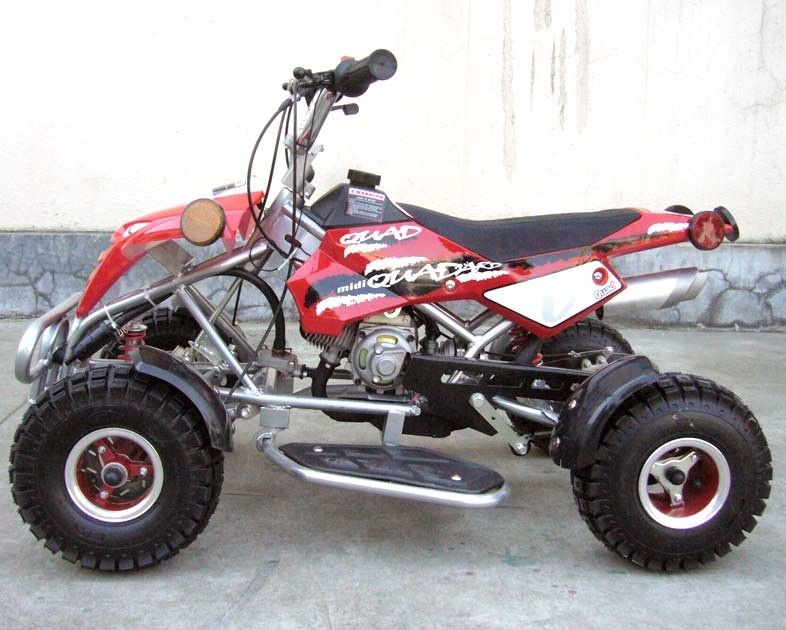 2 - Ποδήλατο τετραγώνων κτυπήματος 50cc Atv με τον μπροστινό/οπίσθιο απορροφητή κλονισμού δίσκων μπροστινό/οπίσθιο