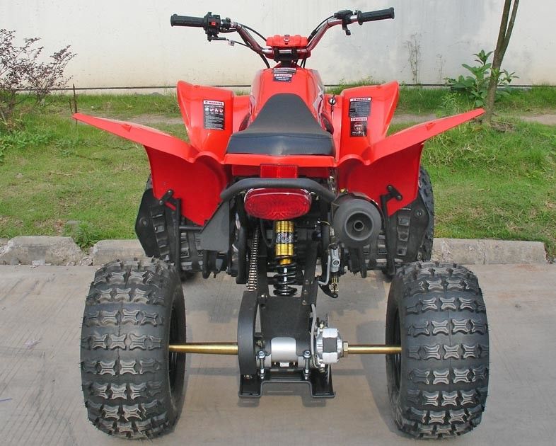Κόκκινα οχήματα πολλαπλών χρήσεων ATV 8 250CC» ροδών πολυτέλειας αέρα κλονισμού μπροστινό τυμπάνων φρένο δίσκων φρένων οπίσθιο