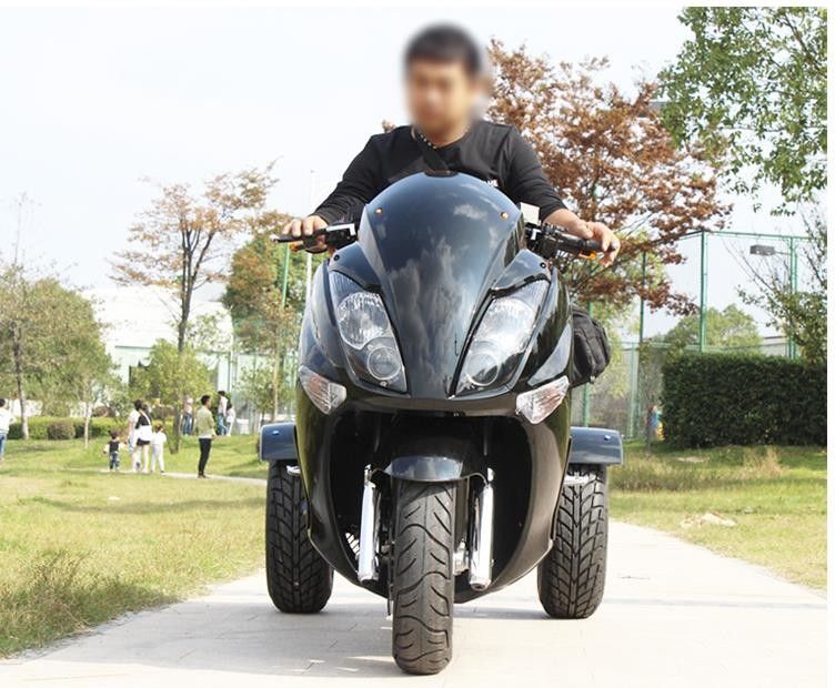 1500w μηχανικά δίκυκλα ηλεκτρικών κινητήρων, μοτοσικλέτα μηχανικών δίκυκλων 3 ροδών με την αβούρτσιστη μηχανή