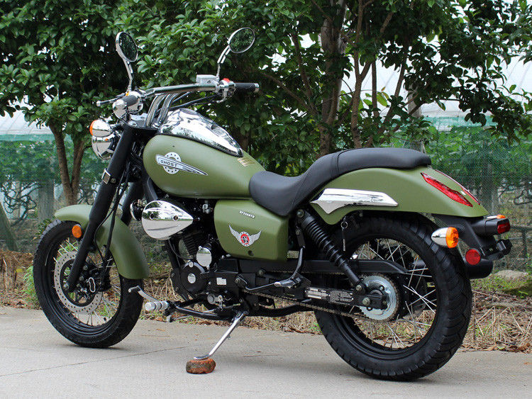 Πράσινος 250cc Bobber μπαλτάς 90 στρατού χαμηλή κατανάλωση πετρελαίου χλμ/Χ με τη χειρωνακτική μετάδοση 5