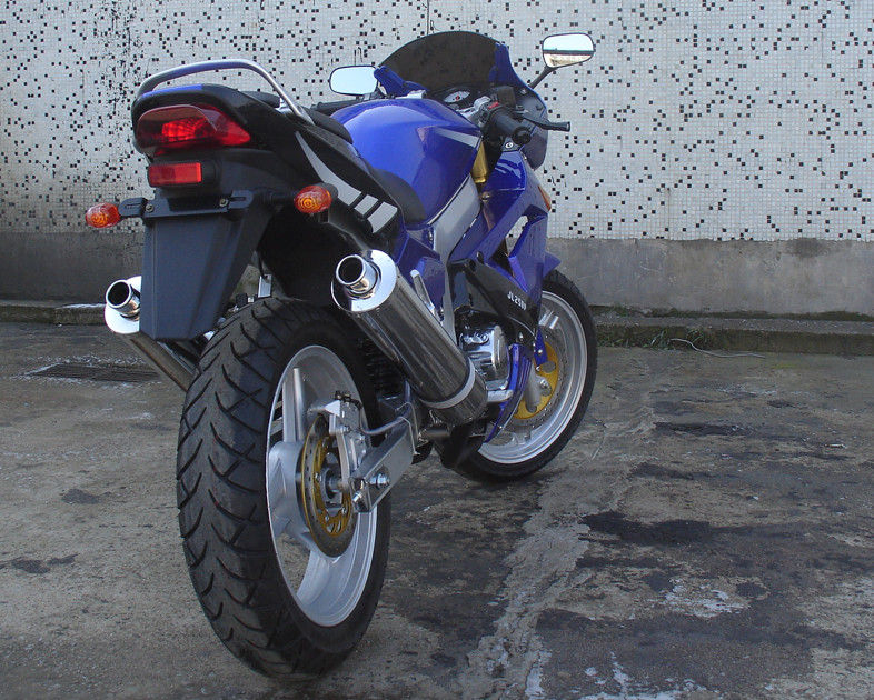 Ασφαλής μοτοσικλέτα μπαλτάδων 250cc με το διπλό κύλινδρο τέσσερα κτύπημα και τέσσερα χρώματα