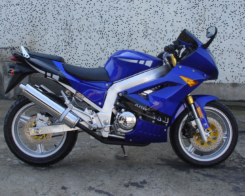 Ασφαλής μοτοσικλέτα μπαλτάδων 250cc με το διπλό κύλινδρο τέσσερα κτύπημα και τέσσερα χρώματα