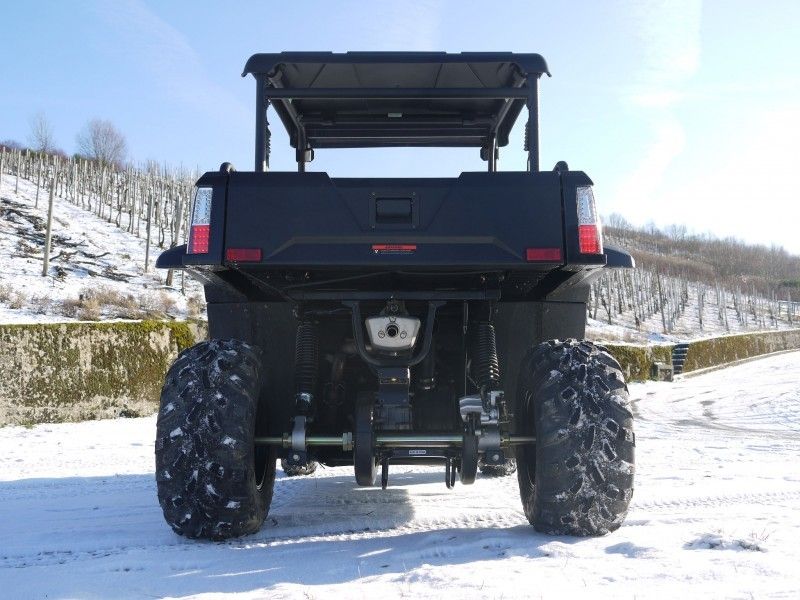 UTV 250 Tiltable οχήματα πολλαπλών χρήσεων αερίου βαρούλκων φορτωτών με Efi - κόκκινο, Windsheild και Towbar