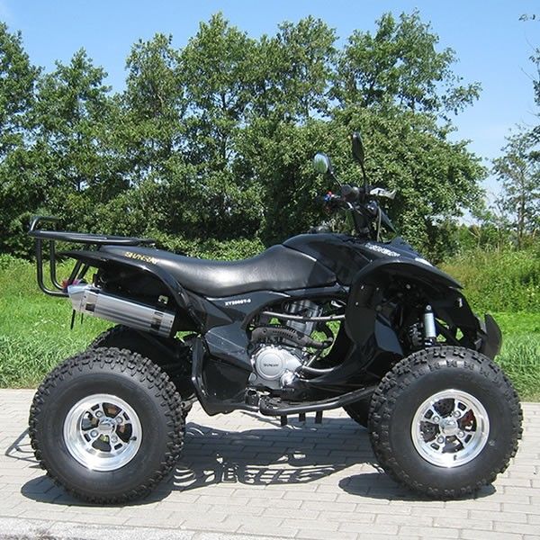 250cc υπερβολικά μεγάλο μέγεθος τετράτροχο Atv με τον ηλεκτρικό Μαύρο συστημάτων έναρξης