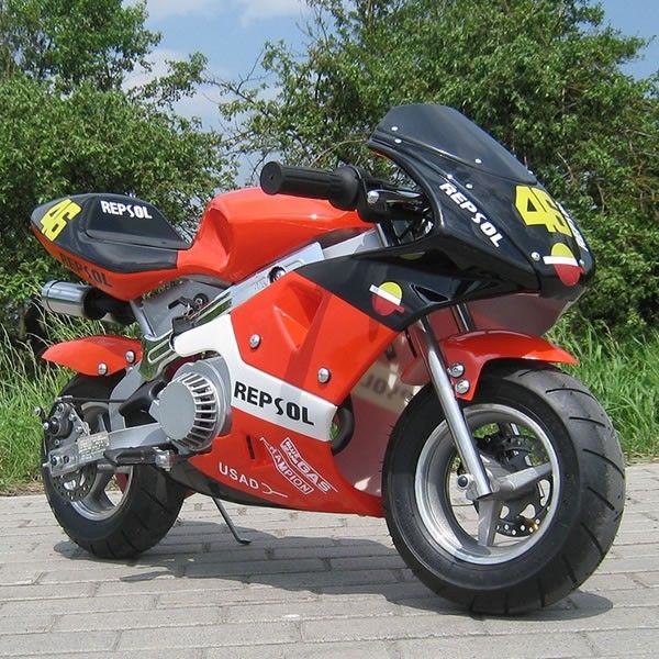 Κόκκινα μίνι ποδήλατα 50cc, ηλεκτρικά ποδήλατα ρύπου αερίου ρύπου έναρξης μικρά με την αυτόματη μετάδοση