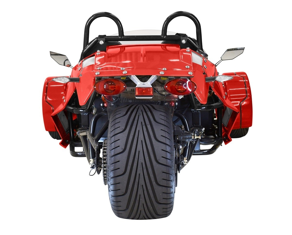 Τριτροχιά μοτοσυκλέτα E-Spider 72V Trike ισχυρή 3000w μεσαία κίνηση κινητήρα με μπαταρία λιθίου
