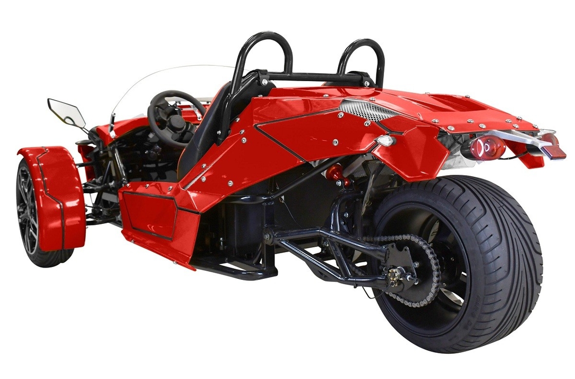 Τριτροχιά μοτοσυκλέτα E-Spider 72V Trike ισχυρή 3000w μεσαία κίνηση κινητήρα με μπαταρία λιθίου