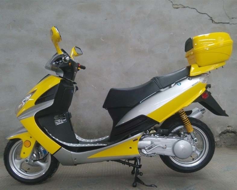 Ενιαίος κύλινδρος 4 έναρξης 150CC Eletric/λακτίσματος μηχανικό δίκυκλο μηχανών κτυπήματος με το μπροστινό φρένο δίσκων