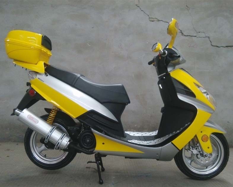 Ενιαίος κύλινδρος 4 έναρξης 150CC Eletric/λακτίσματος μηχανικό δίκυκλο μηχανών κτυπήματος με το μπροστινό φρένο δίσκων