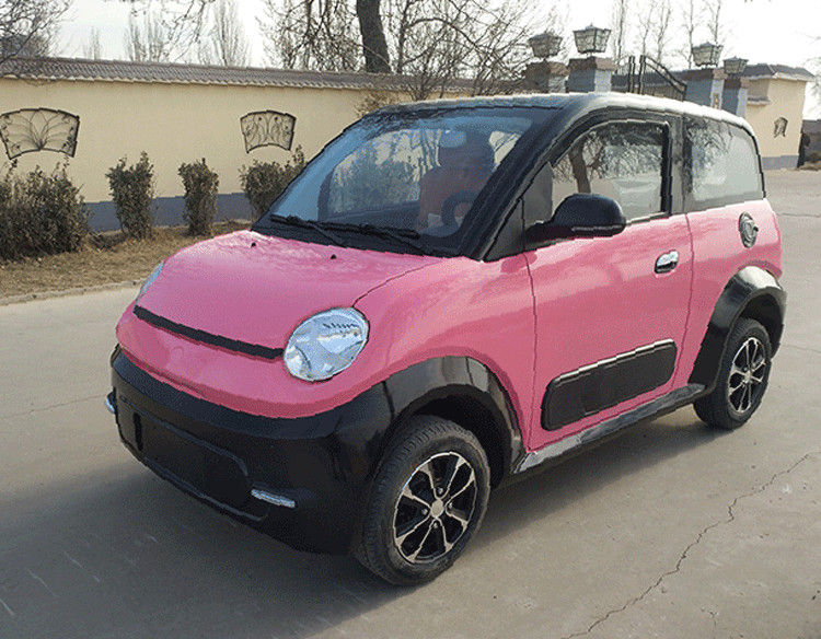 Ρόδινα/μπλε ηλεκτρικά κάρρα 220v 4.2kw 2 γκολφ ηλεκτρικό αυτοκίνητο καθισμάτων με τον μπροστινό δίσκο/το οπίσθιο τύμπανο