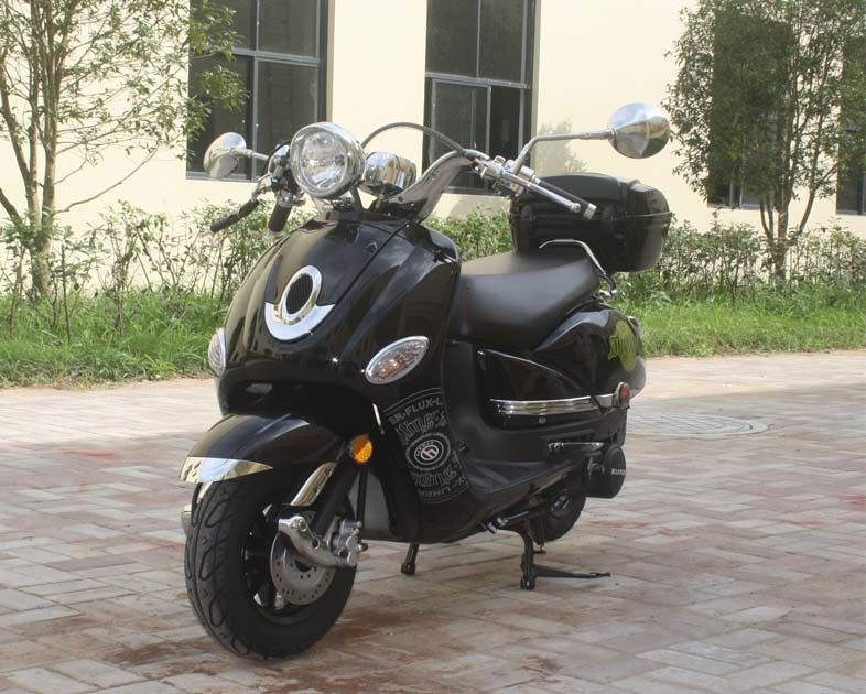 Το ηλεκτρικό/αέριο λακτίσματος 150cc τροφοδότησε τα μηχανικά δίκυκλα για τους ενηλίκους με το μπροστινό οπίσθιο τύμπανο δίσκων
