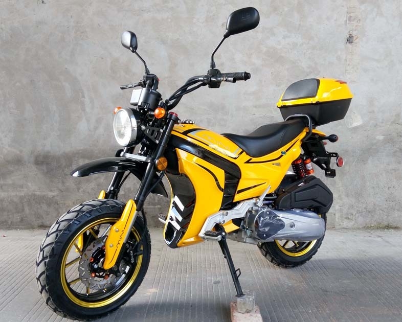 Μπροστινή μοτοσικλέτα οδών τυμπάνων 150cc δίσκων οπίσθια γύρω από το ελαφρύ μεγάλο πλαίσιο αλουμινίου Trie